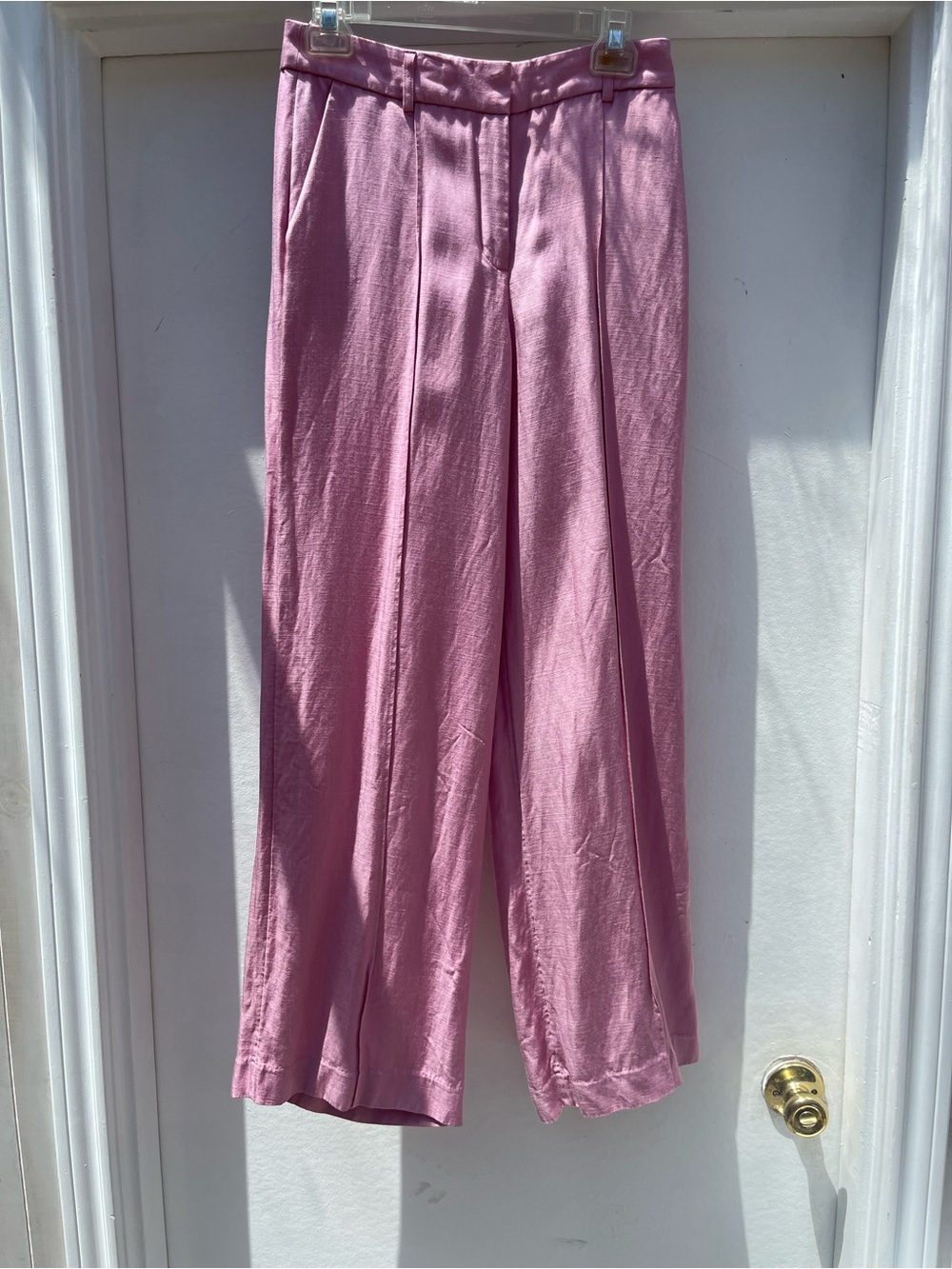 Express Mauve Wide-Leg Pants